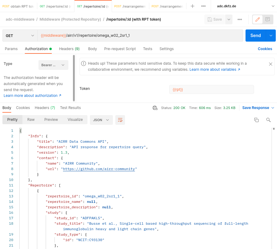 access protected data